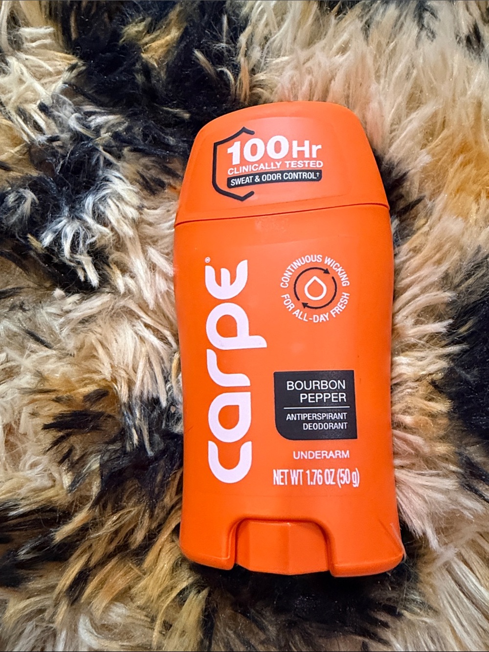 Carpe Bourbon Pepper Antiperspirant Deodorant - Orange